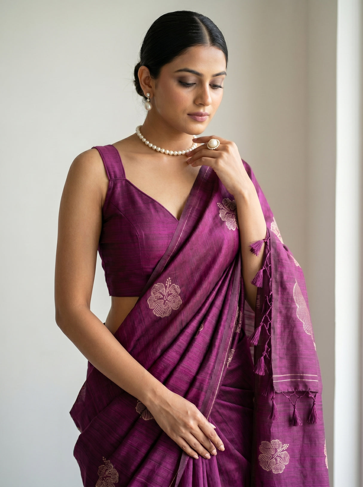 MIMOSA Saree Saree — pose 10 styling detail