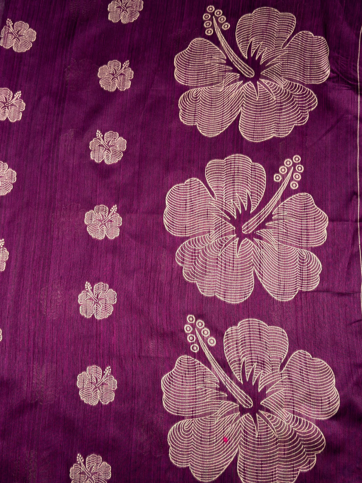 MIMOSA Saree Saree — pallu and zari work detail