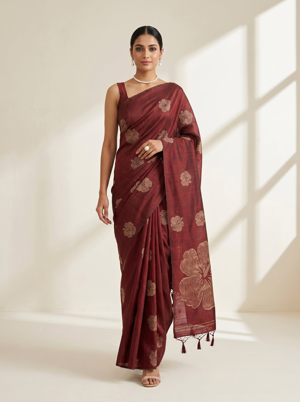 MIMOSA Saree Saree — pose 6 styling detail