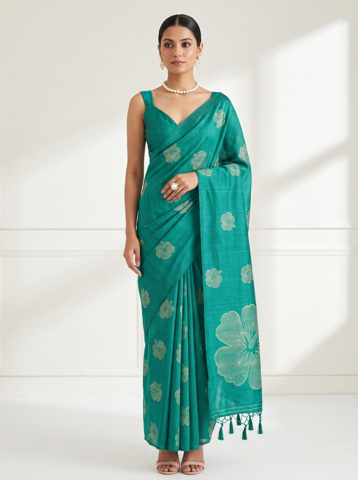 MIMOSA Saree Saree — front view on mannequin
