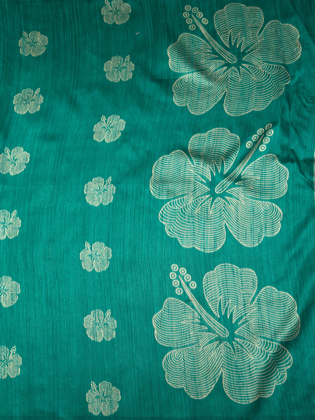 MIMOSA Saree Saree — pallu and zari work detail