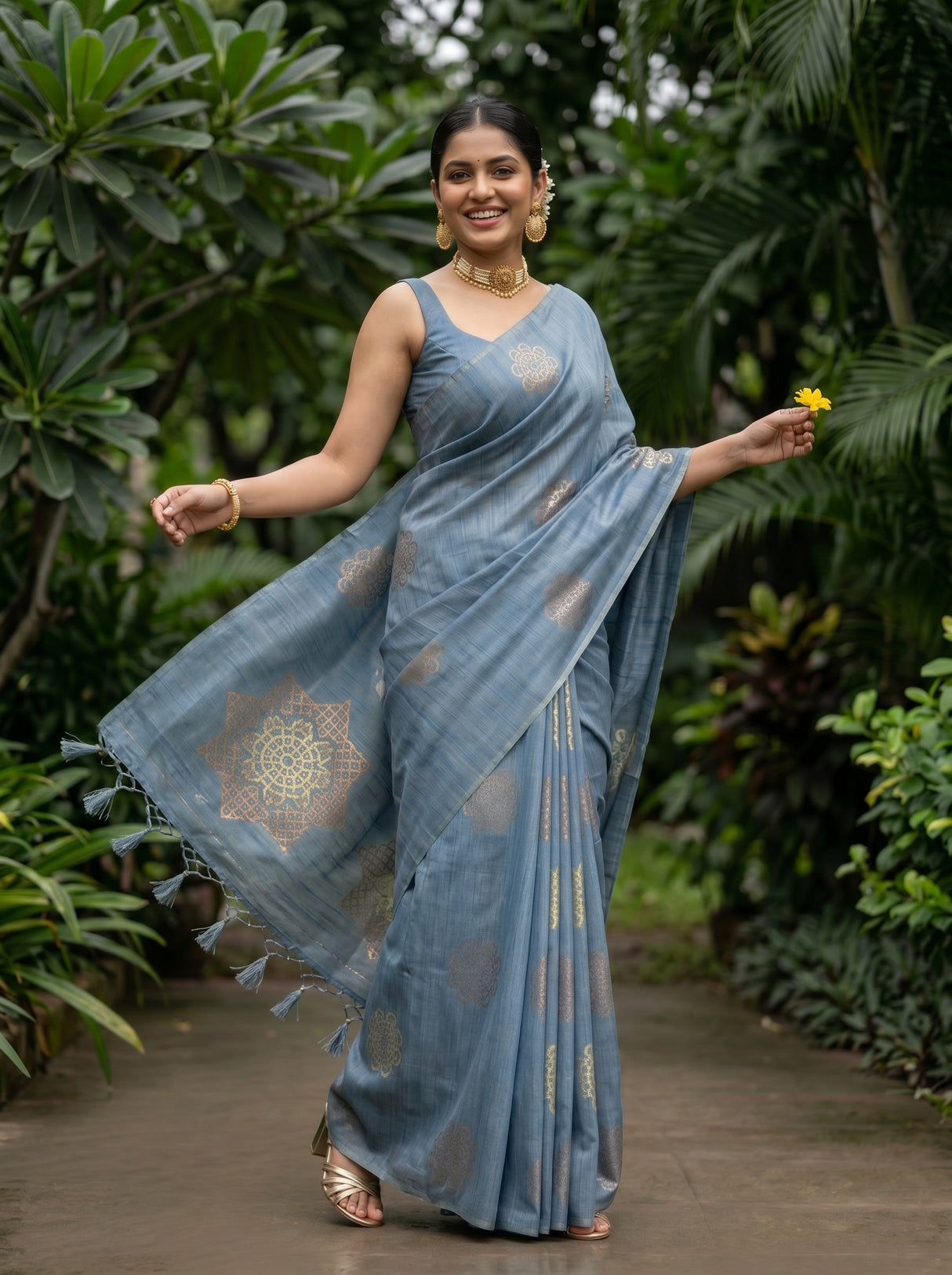 MIMOSA Saree Saree — pose 9 styling detail
