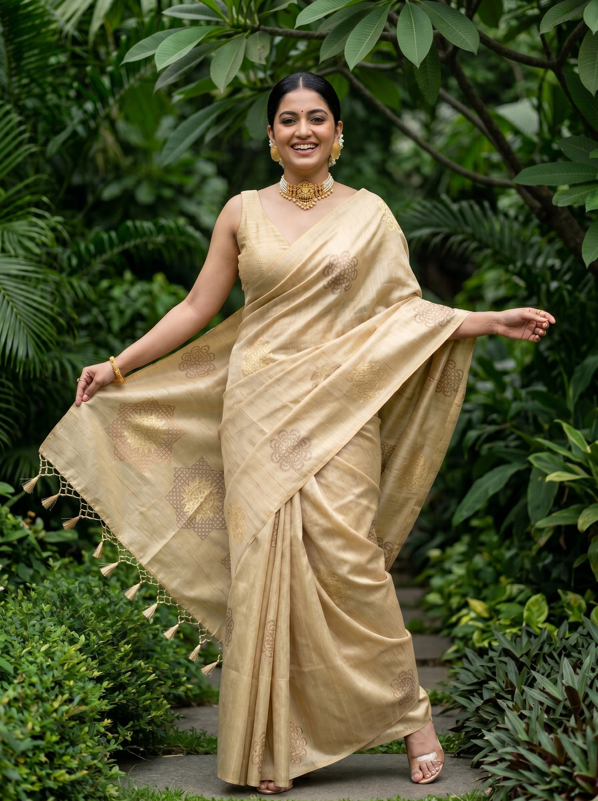 MIMOSA Saree Saree — pose 9 styling detail
