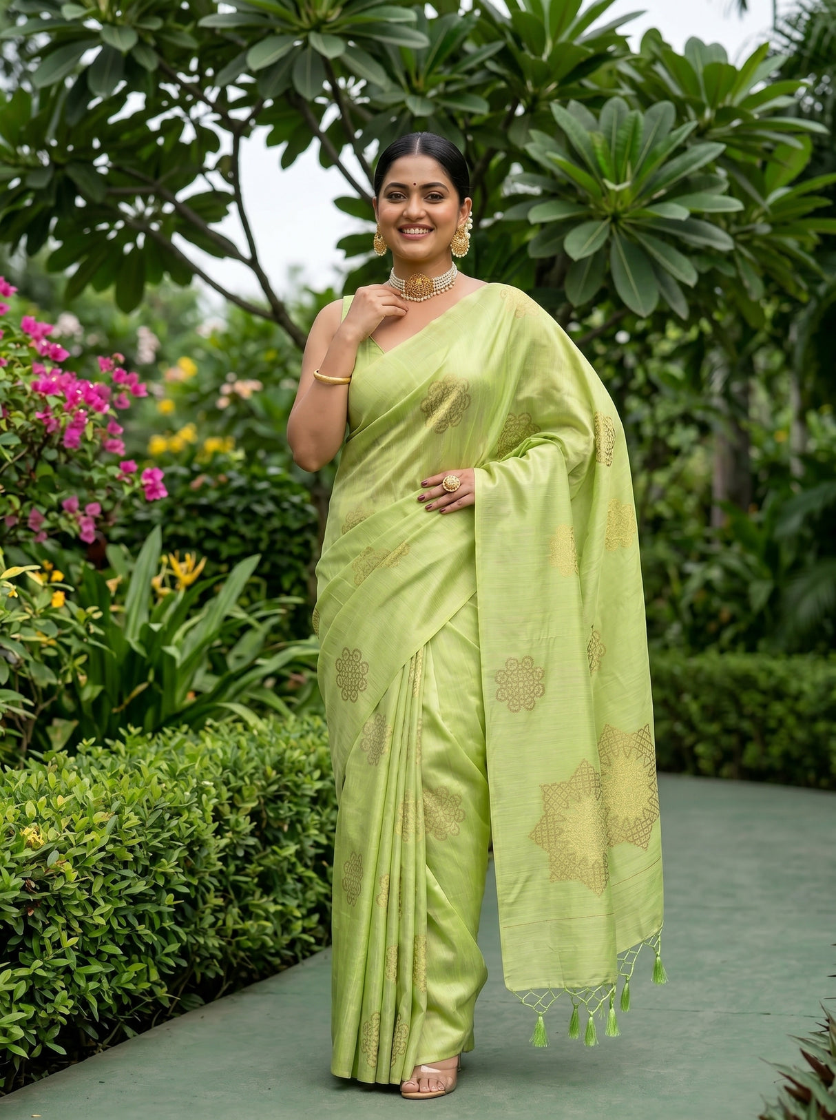 MIMOSA Saree Saree — pose 4 styling detail