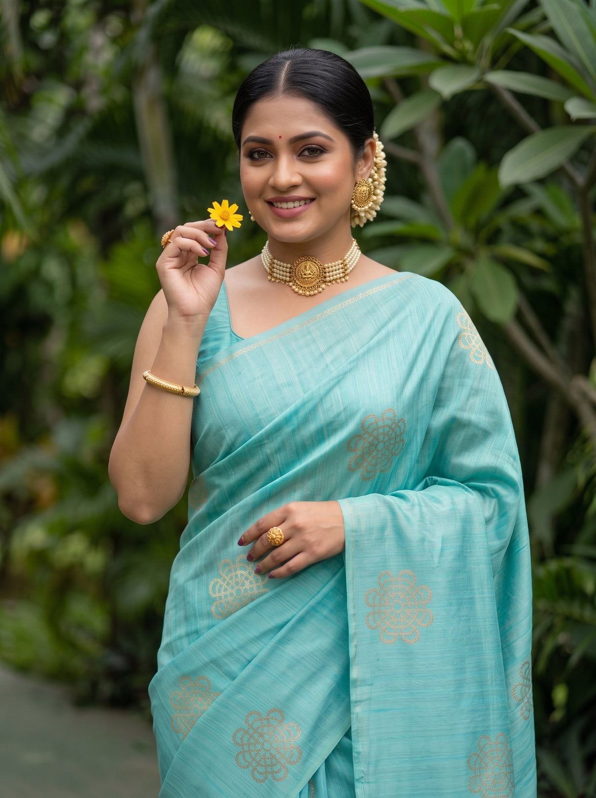 MIMOSA Saree Saree — pose 10 styling detail