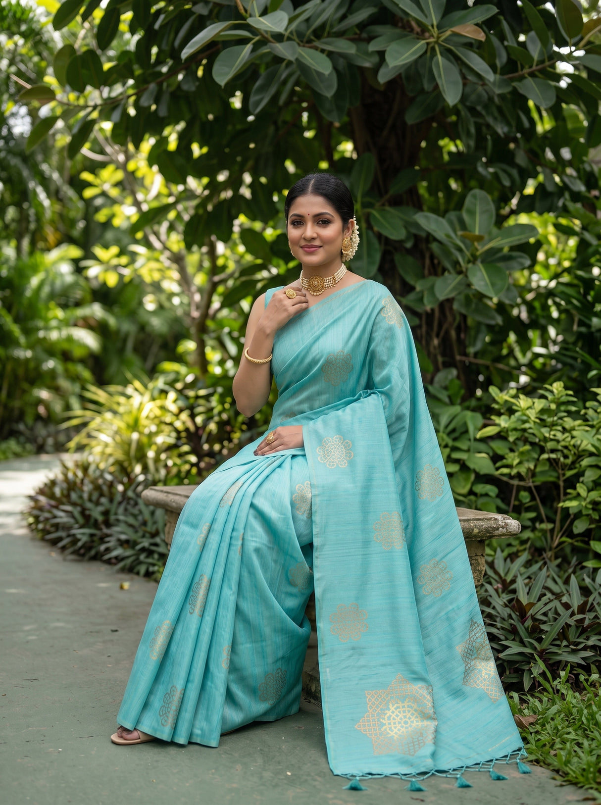 MIMOSA Saree Saree — pose 8 styling detail