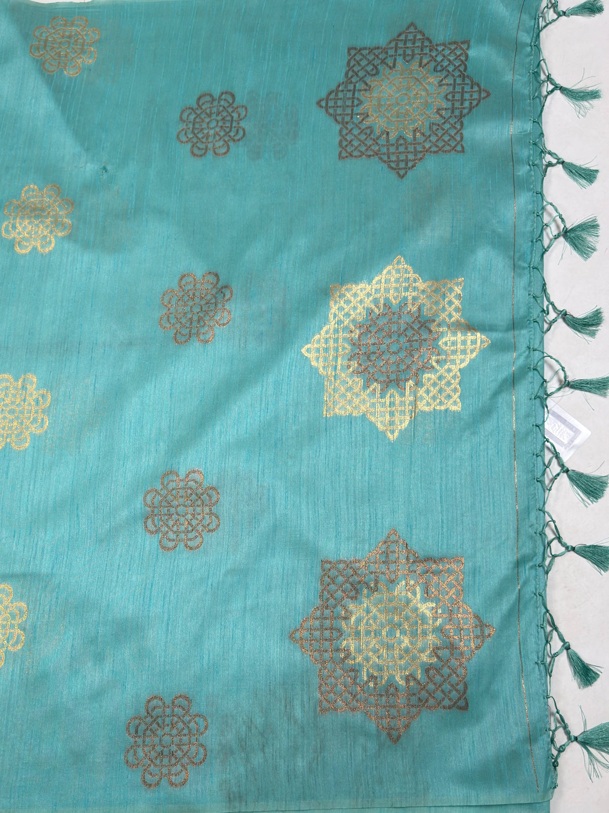 MIMOSA Saree Saree — pallu and zari work detail