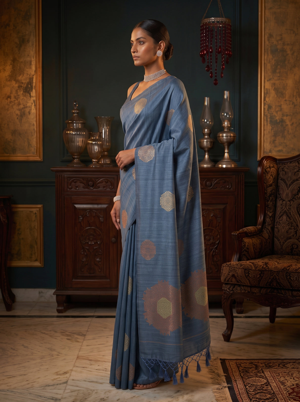 MIMOSA Saree Saree — pose 3 styling detail