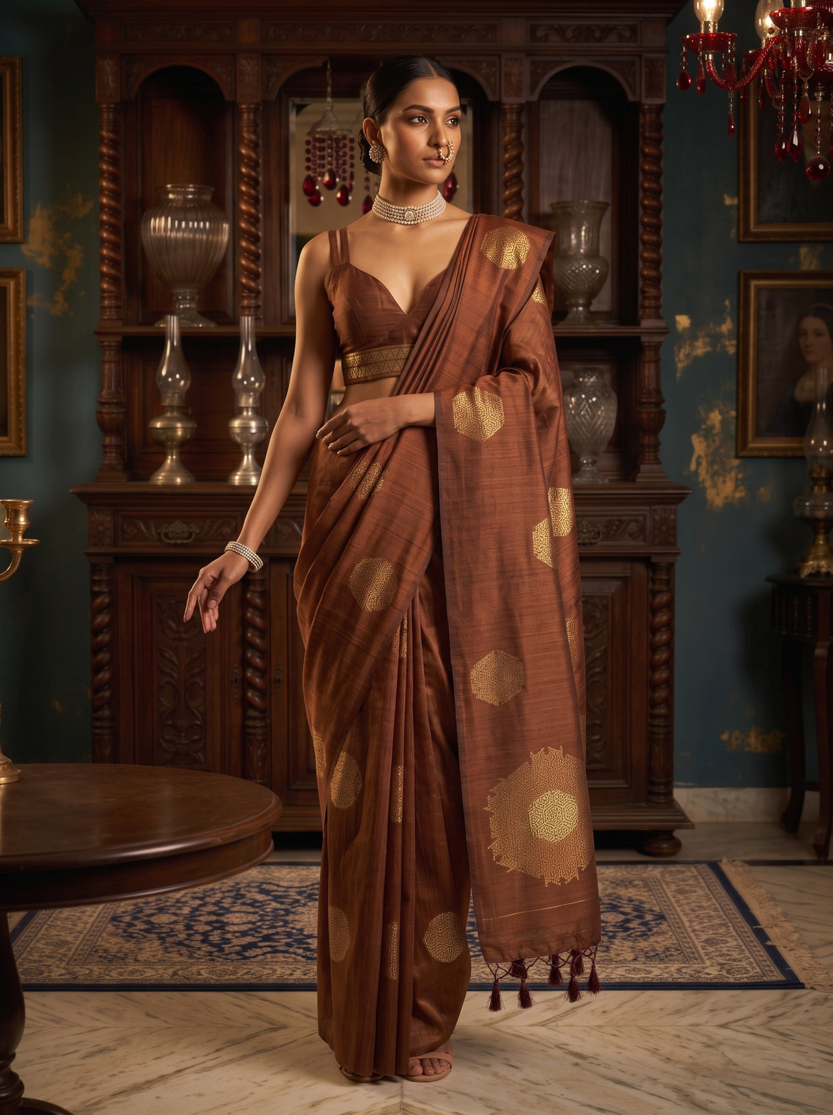 MIMOSA Saree Saree — pose 5 styling detail