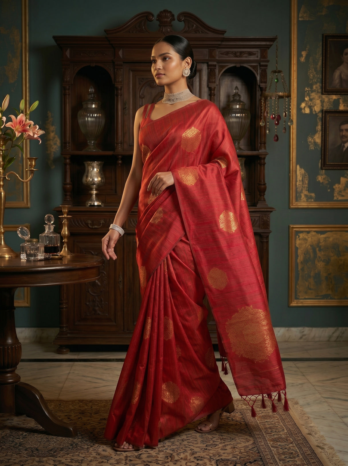 MIMOSA Saree Saree — pose 6 styling detail