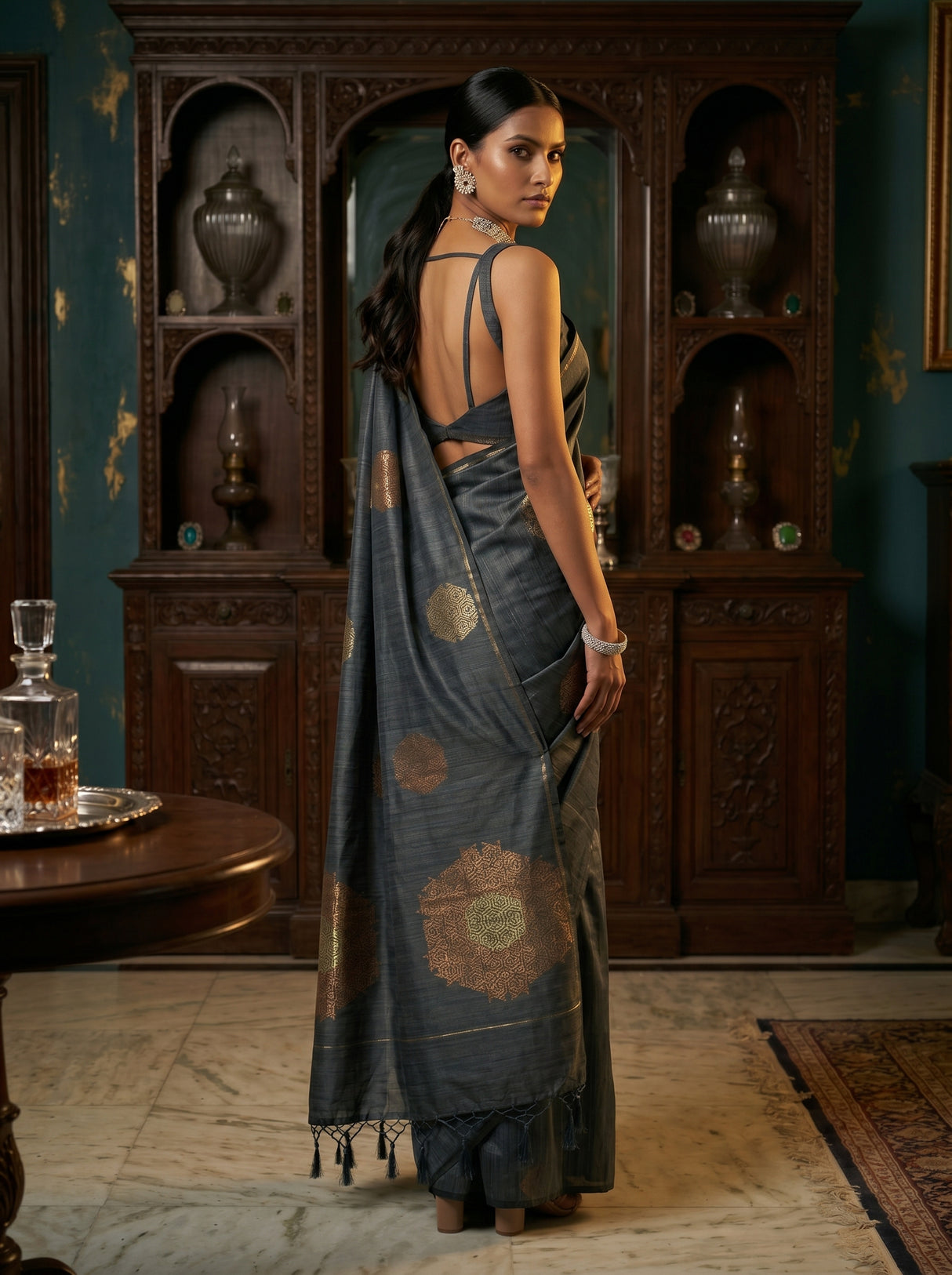 MIMOSA Saree Saree — pose 7 styling detail