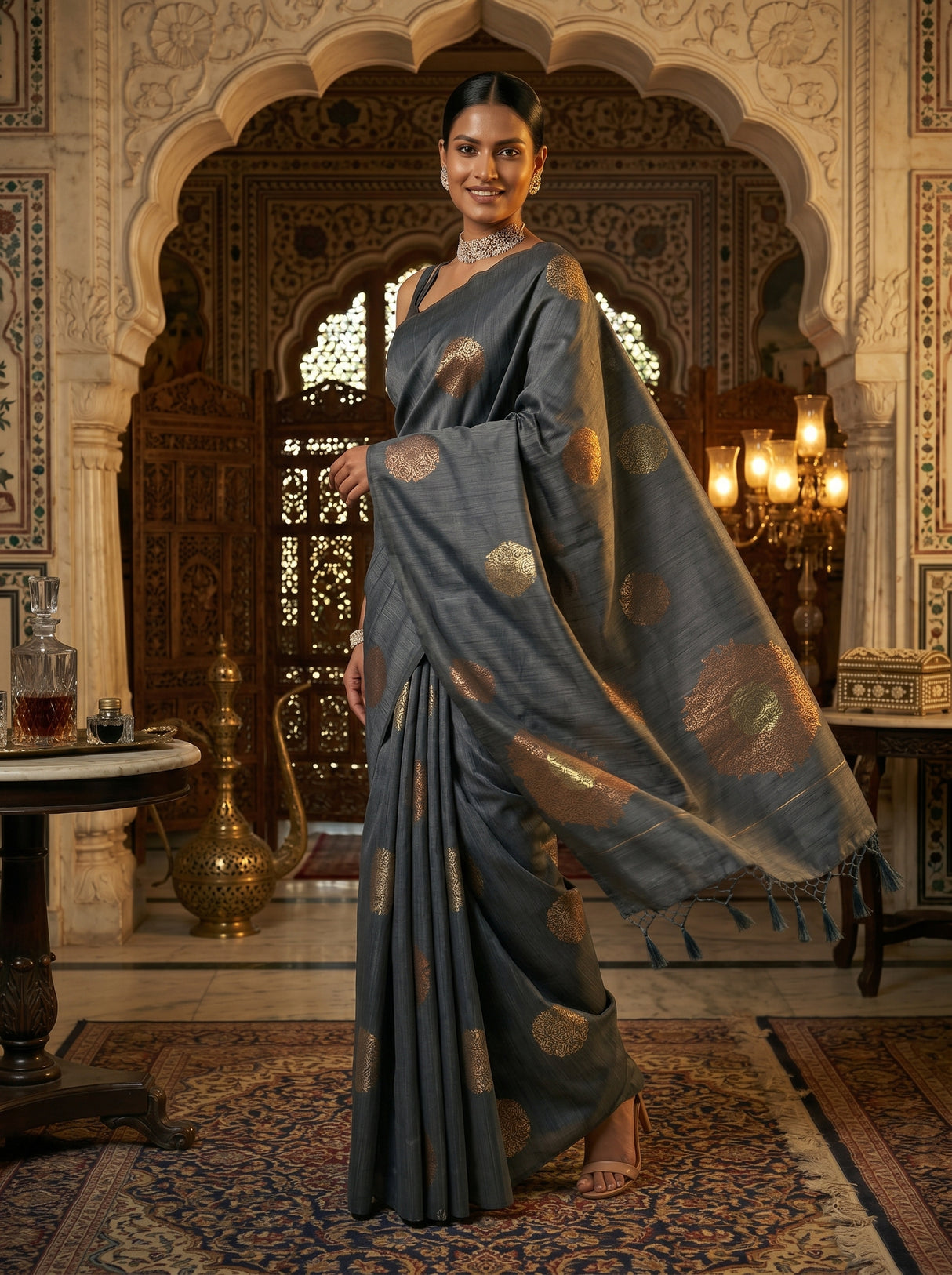 MIMOSA Saree Saree — pose 9 styling detail