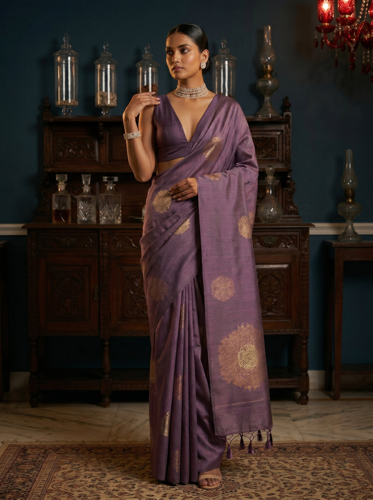 MIMOSA Saree Saree — pose 5 styling detail
