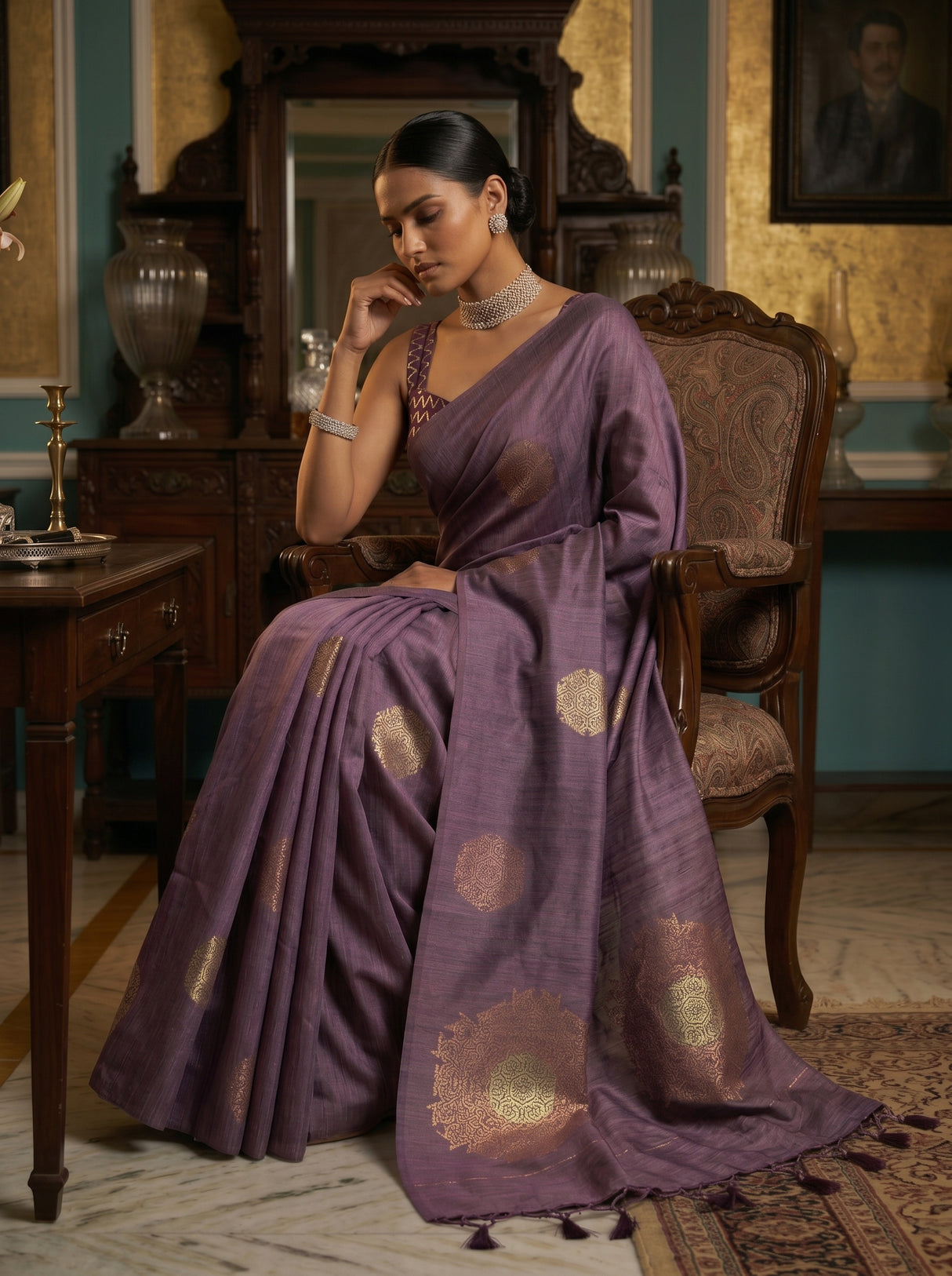 MIMOSA Saree Saree — pose 8 styling detail