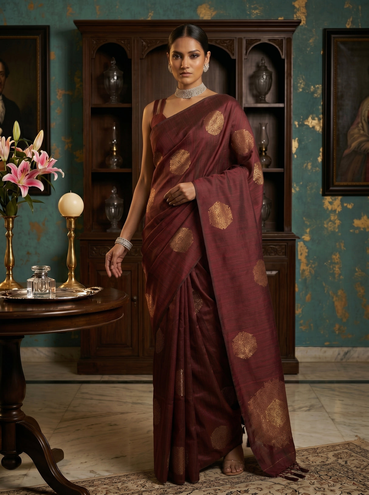 MIMOSA Saree Saree — pose 9 styling detail