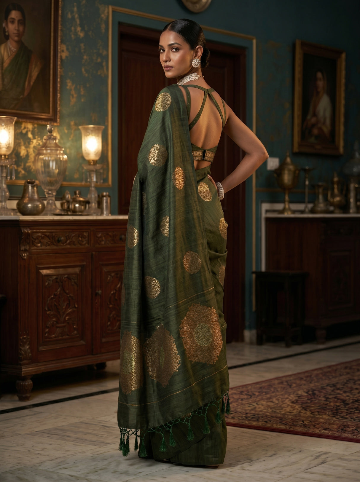 MIMOSA Saree Saree — pose 7 styling detail