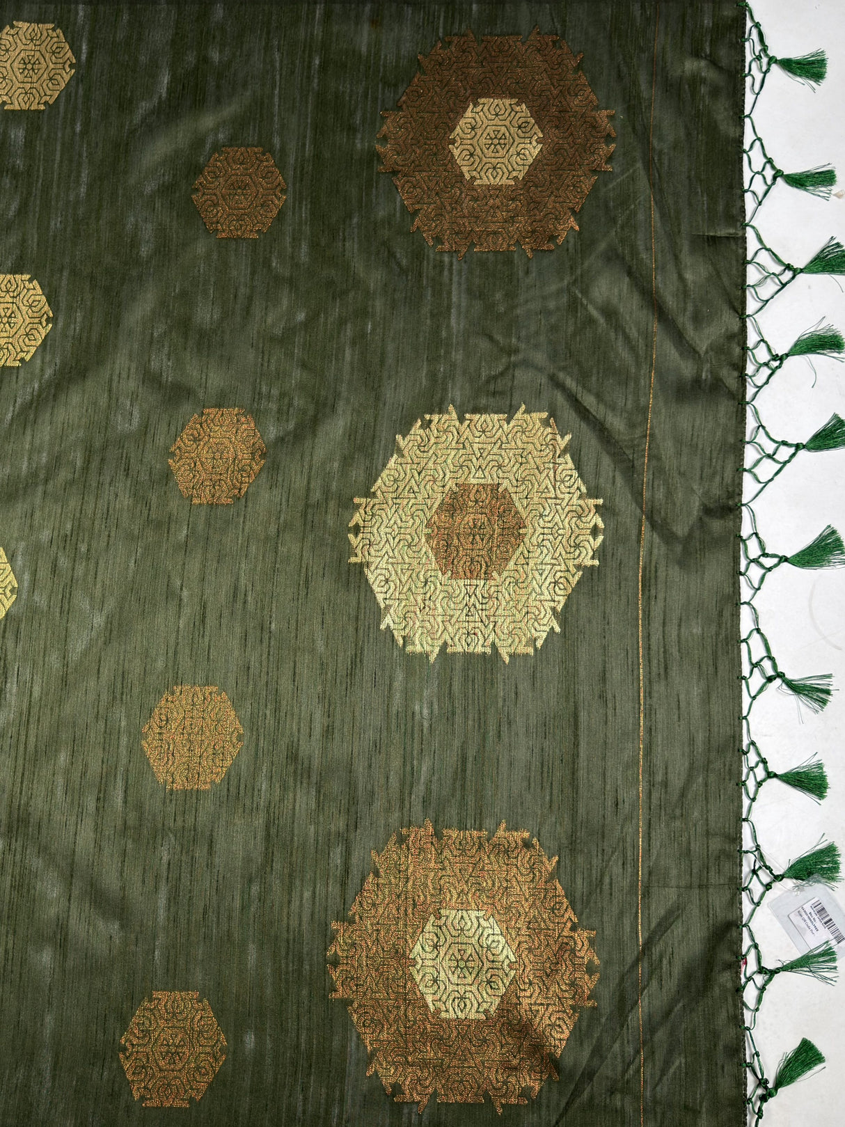 MIMOSA Saree Saree — pallu and zari work detail
