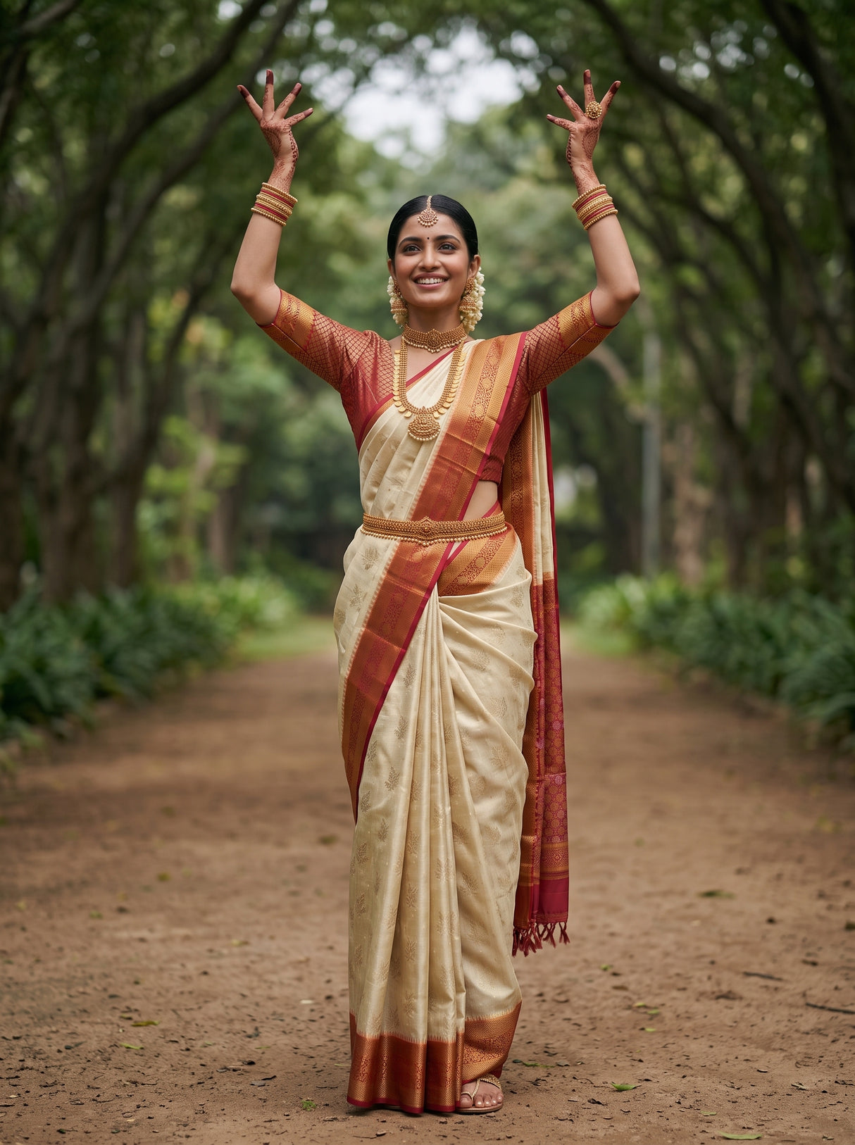 MIMOSA Saree Saree — pose 5 styling detail