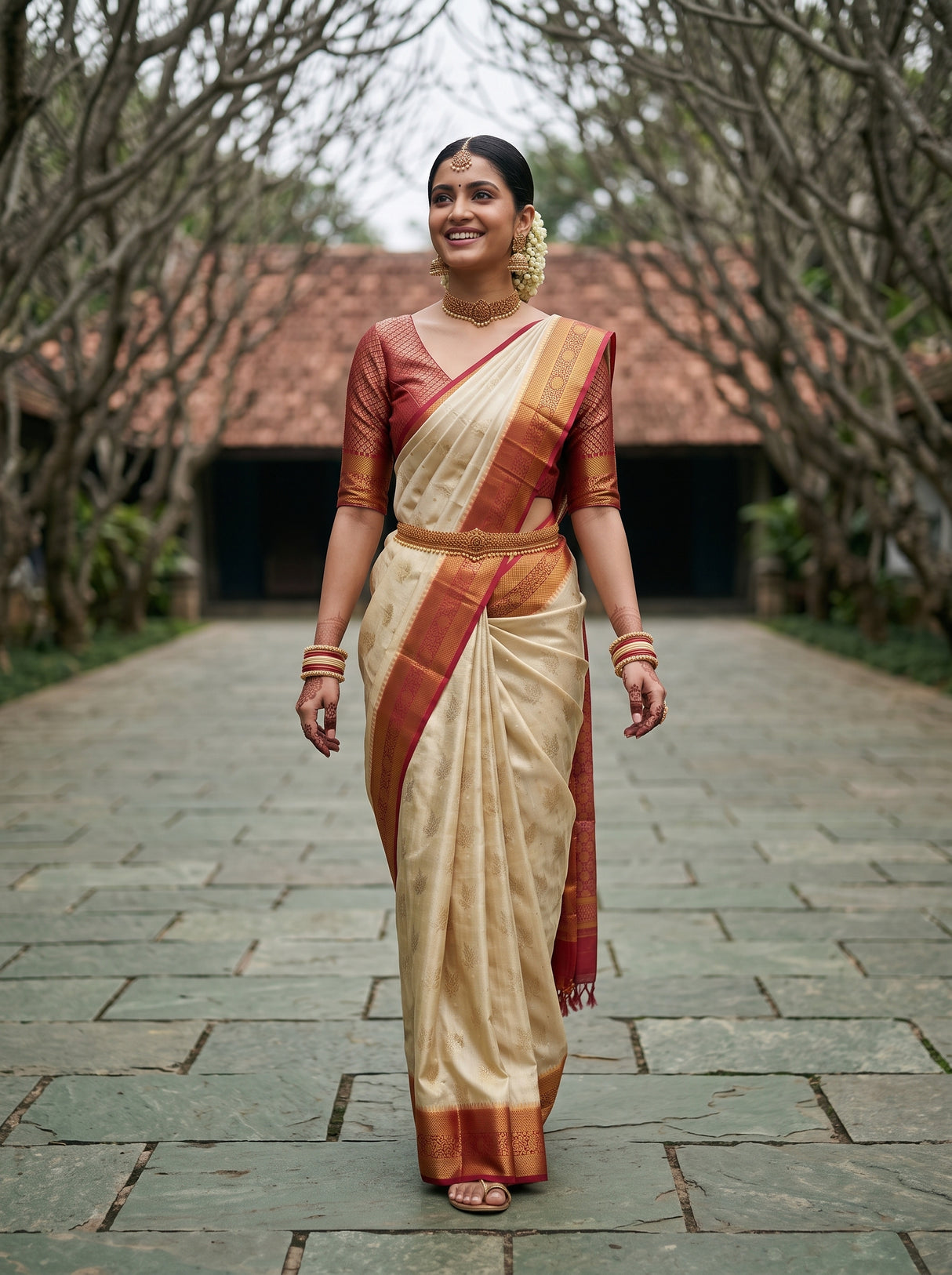 MIMOSA Saree Saree — pose 6 styling detail