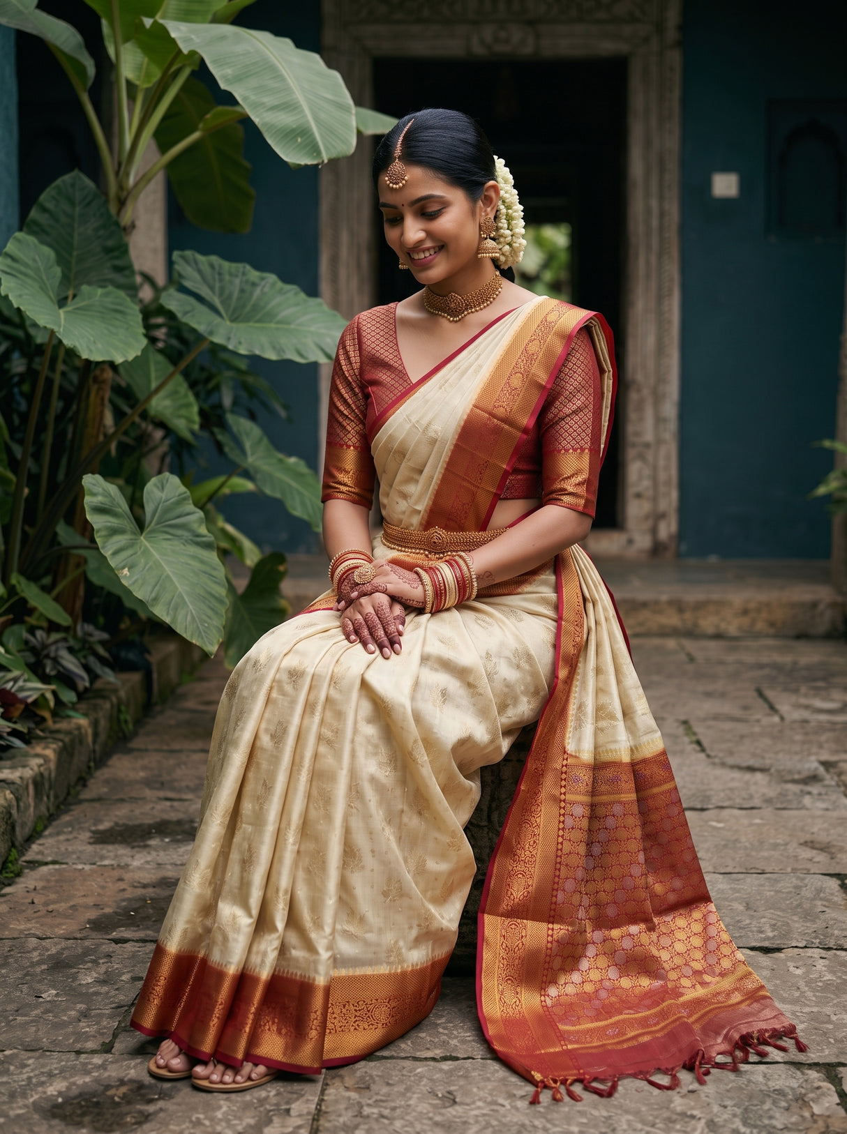 MIMOSA Saree Saree — pose 8 styling detail