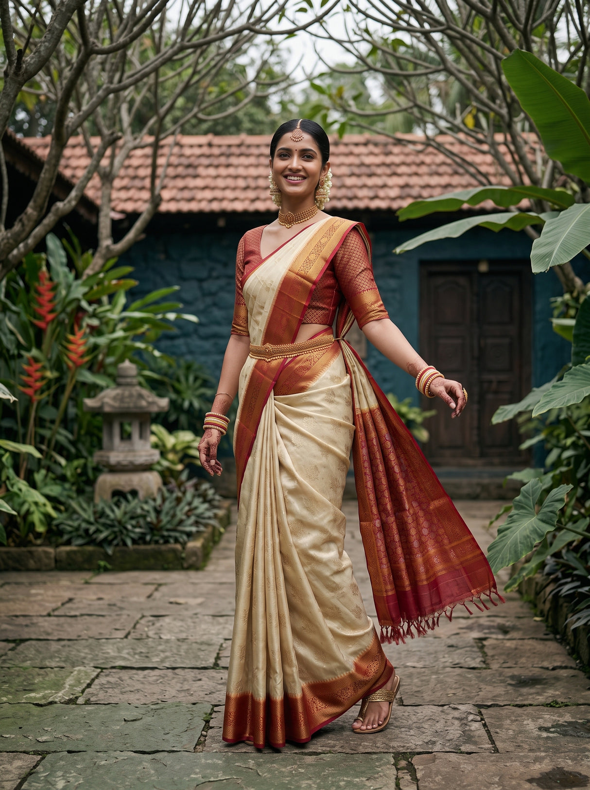 MIMOSA Saree Saree — pose 9 styling detail