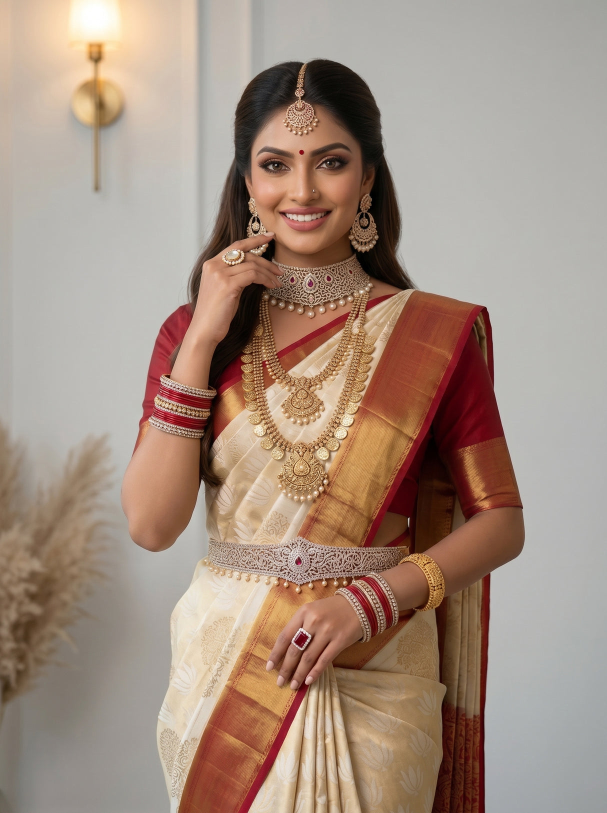 MIMOSA Saree Saree — pose 10 styling detail