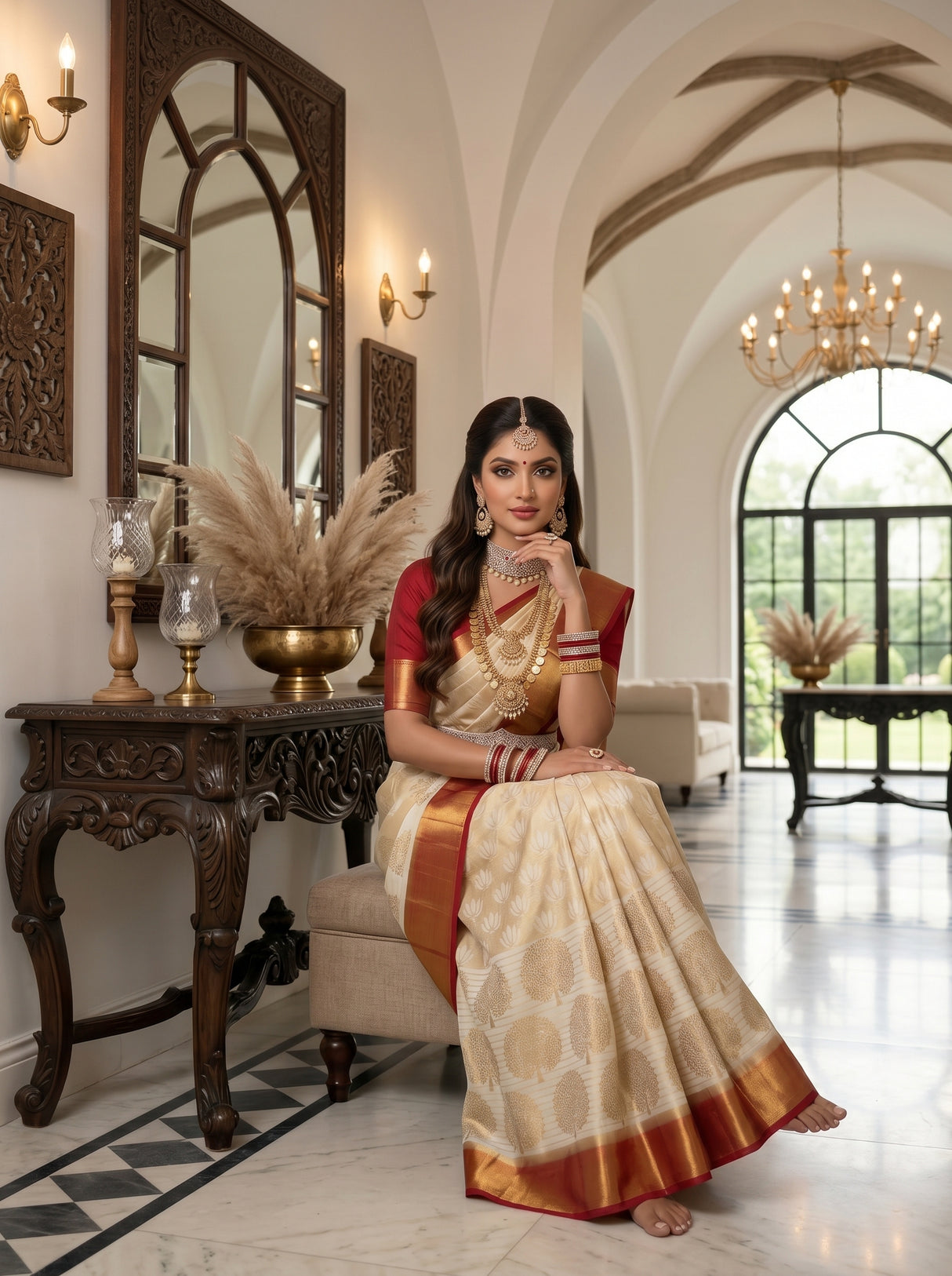 MIMOSA Saree Saree — pose 8 styling detail
