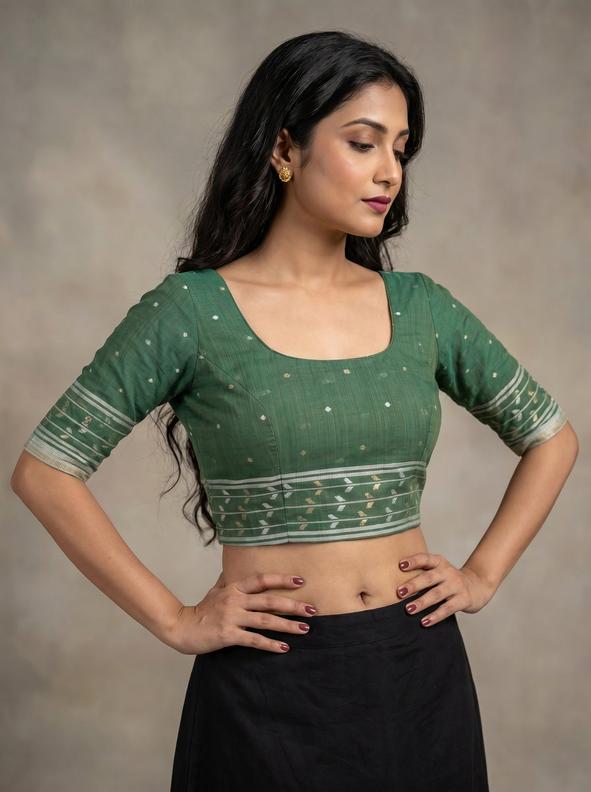 MIMOSA Saree Saree — blouse close-up