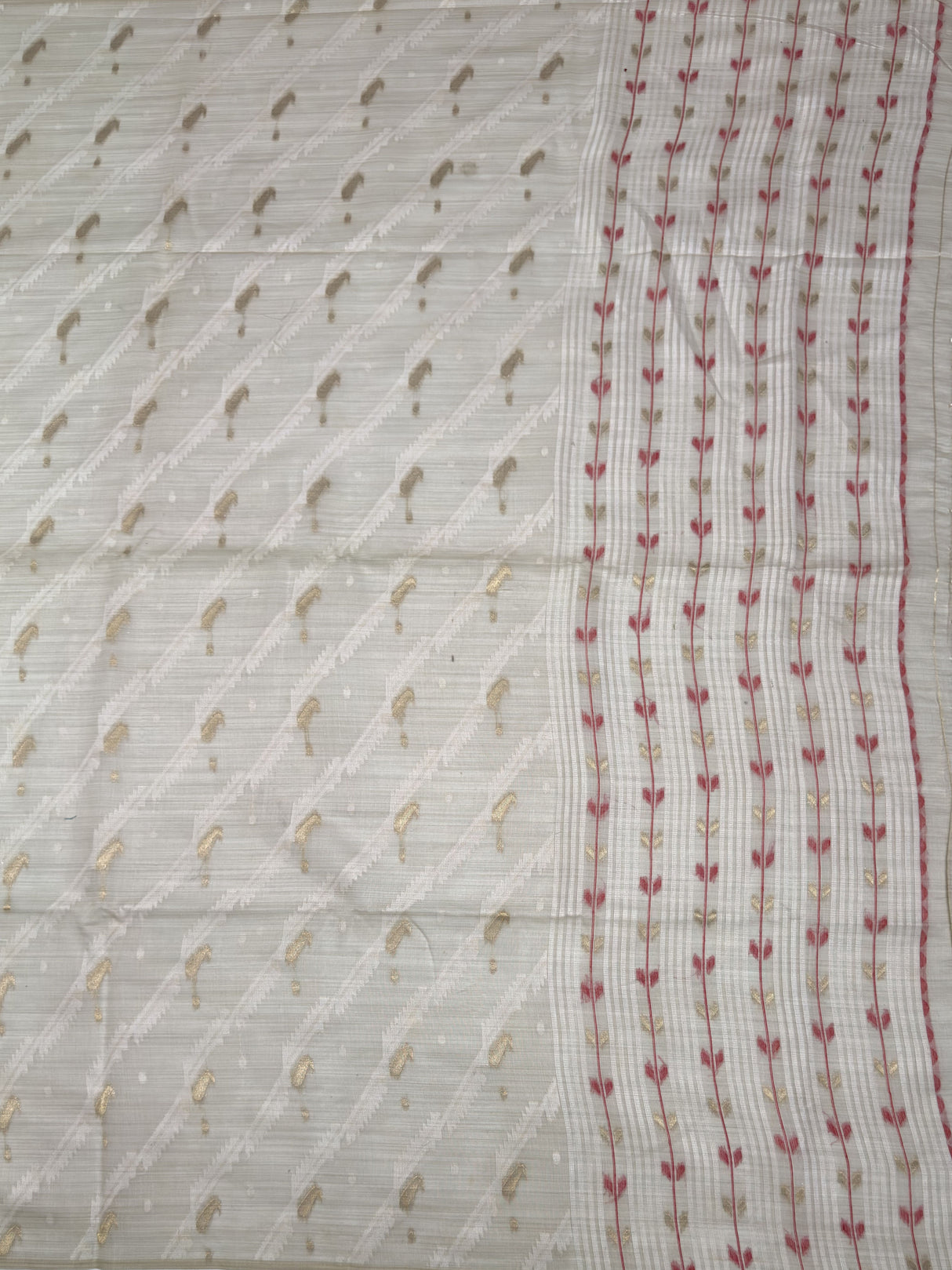 MIMOSA Saree Saree — pallu and zari work detail