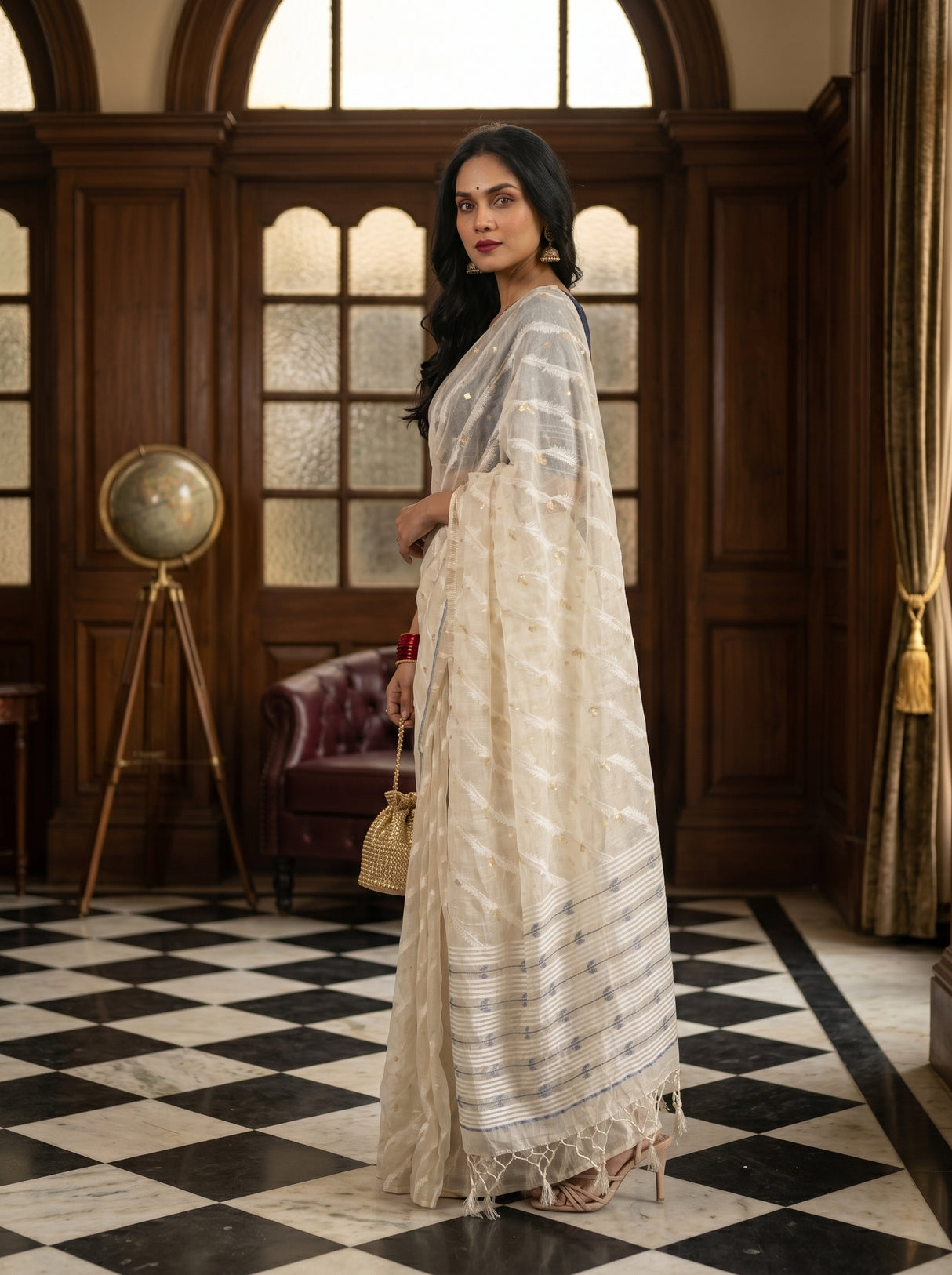 MIMOSA Saree Saree — pose 9 styling detail