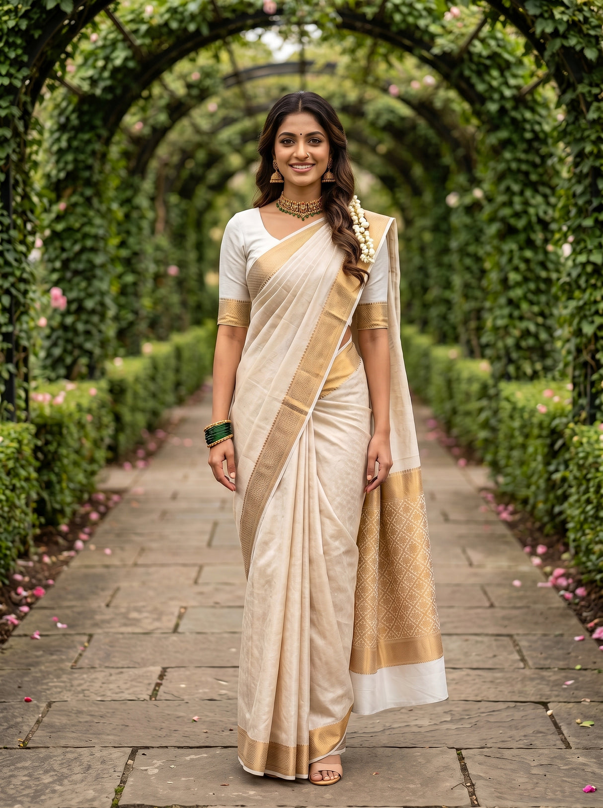 MIMOSA Saree Saree — pose 6 styling detail
