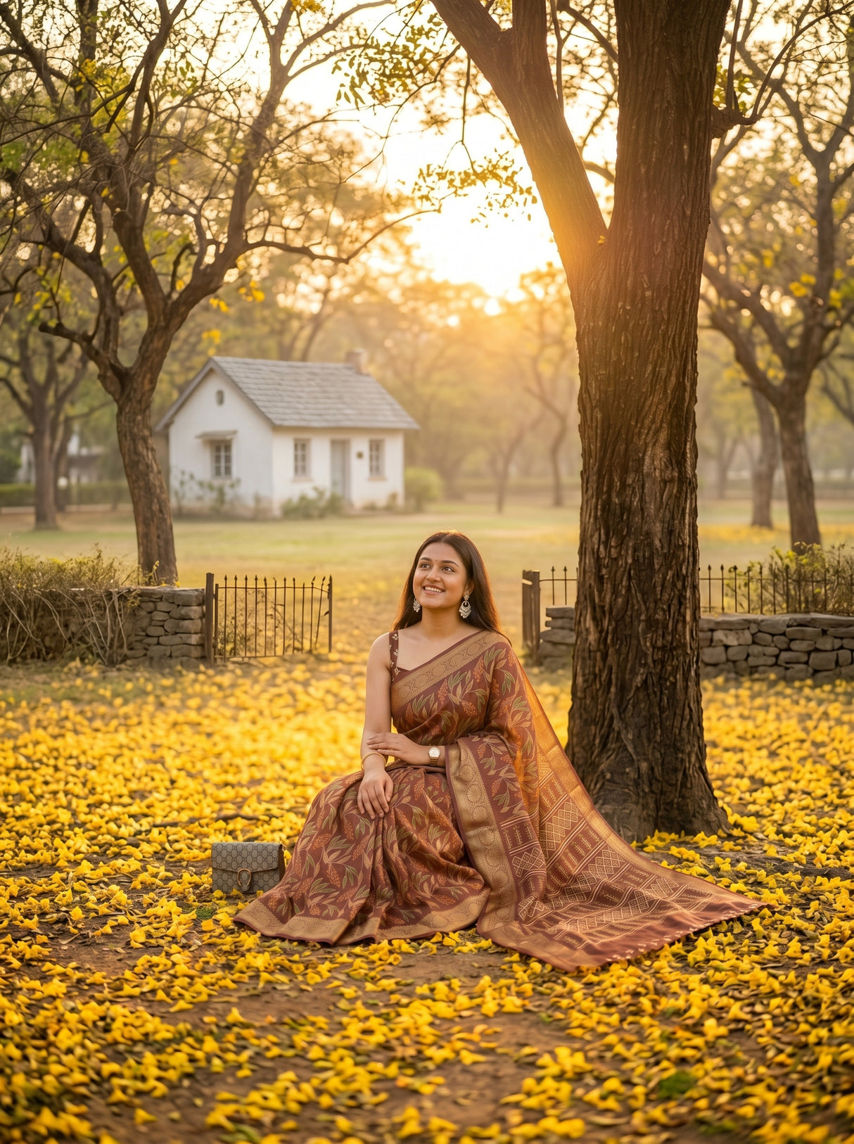 MIMOSA Saree Saree — pose 8 styling detail
