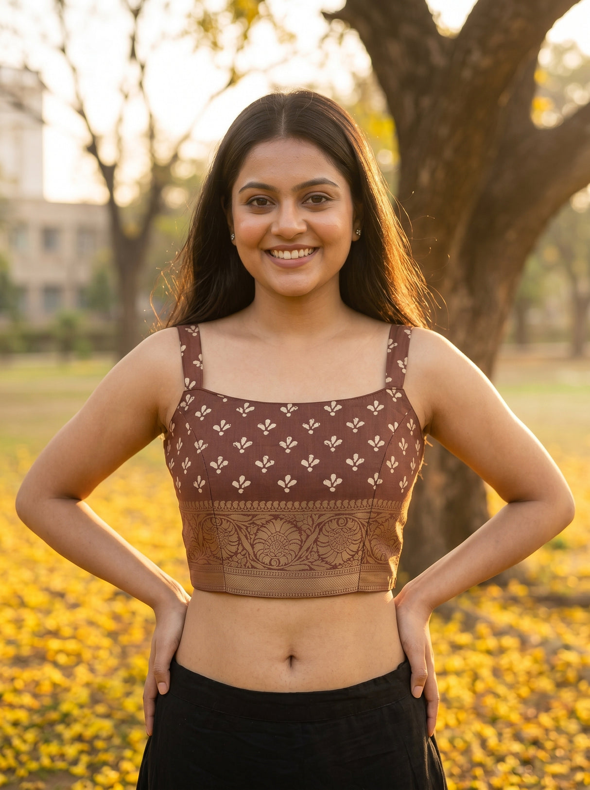 MIMOSA Saree Saree — blouse close-up