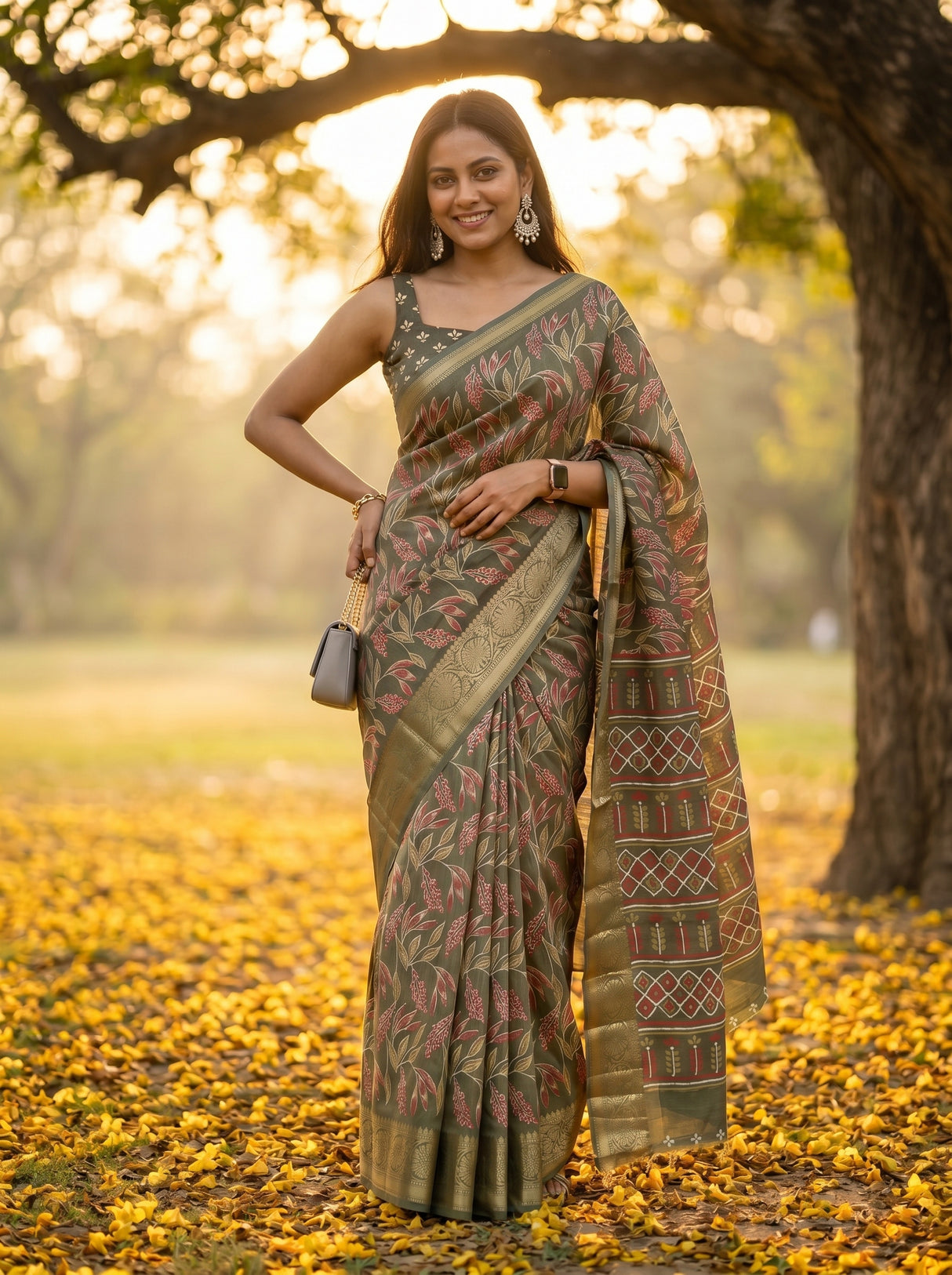 MIMOSA Saree Saree — pose 4 styling detail