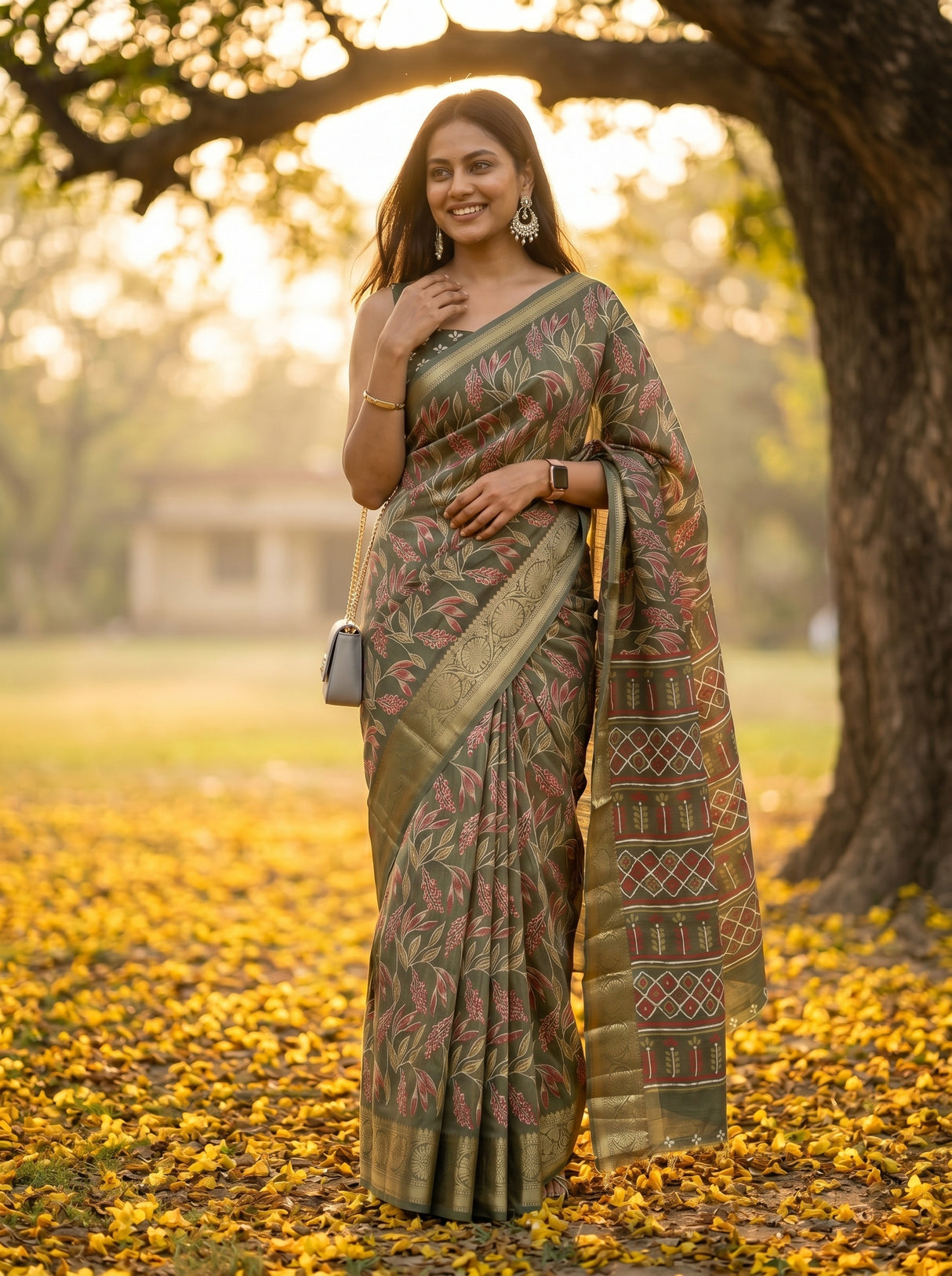 MIMOSA Saree Saree — pose 5 styling detail