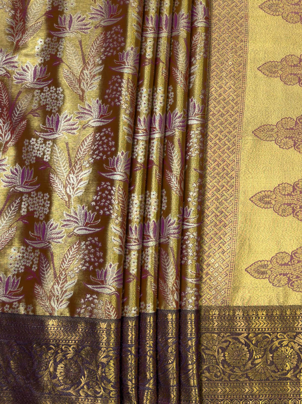 MIMOSA Maroon Kanjivaram Art Silk Saree β fleets shot full lifestyle