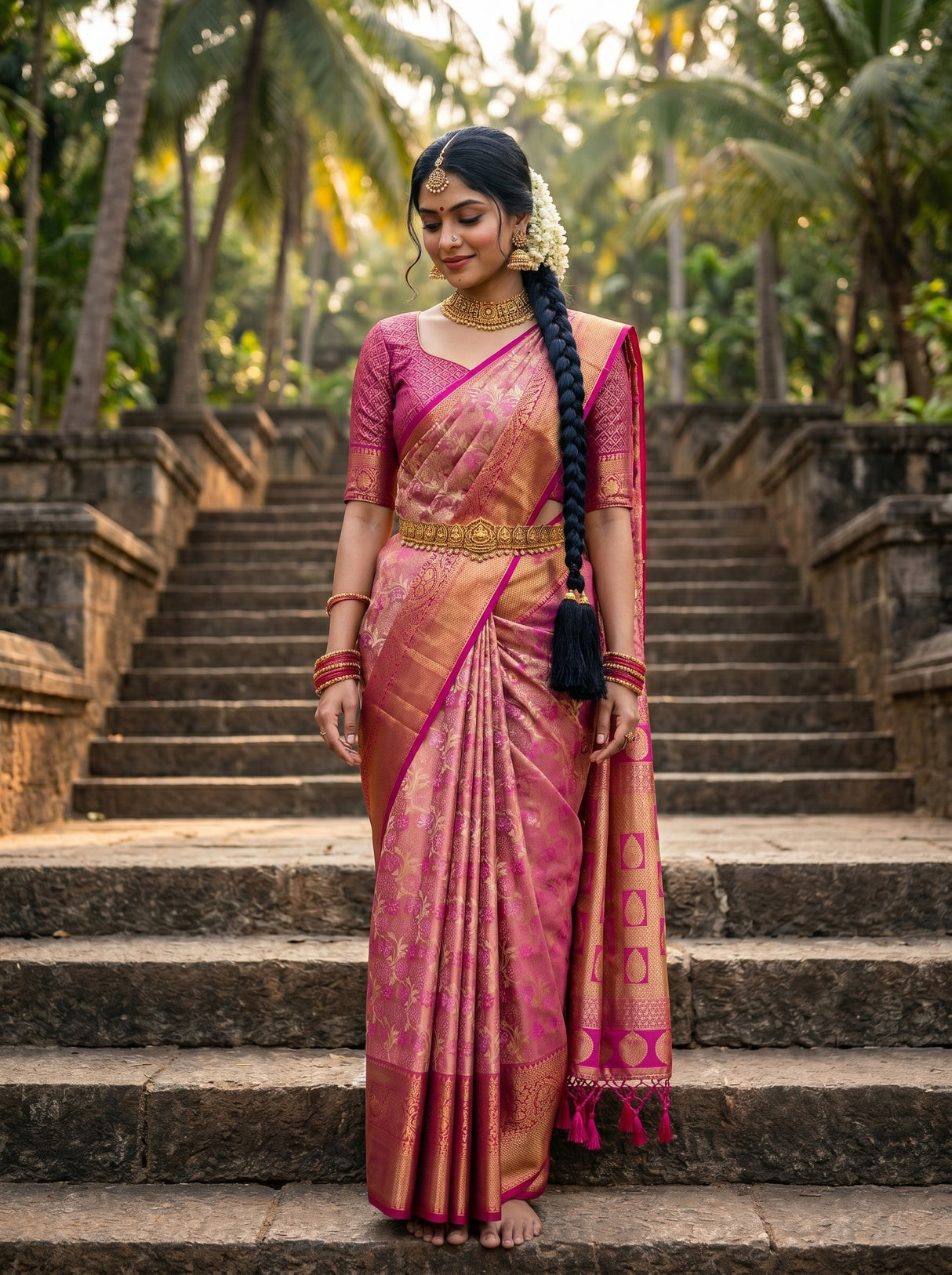 Gajari Saree