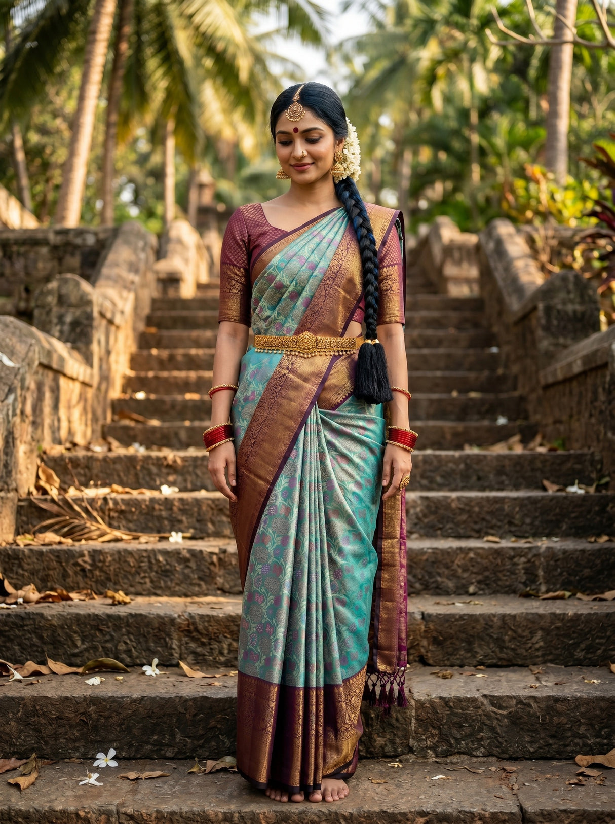 Sapphire Saree