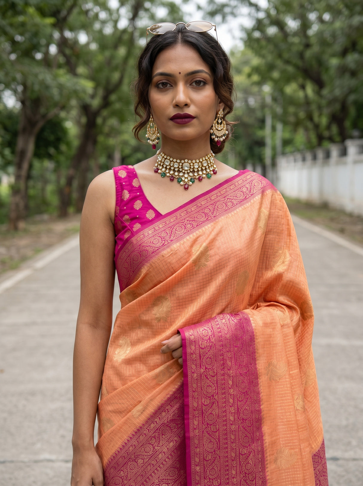 MIMOSA Saree Saree β pose 10 styling detail