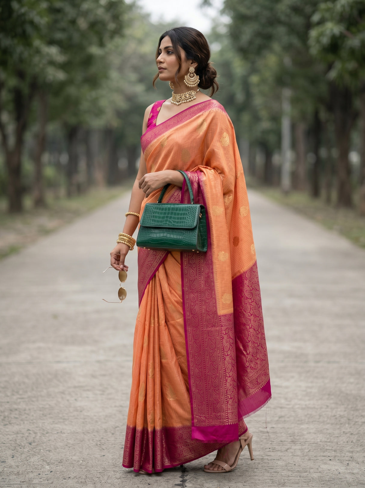 MIMOSA Saree Saree β pose 3 styling detail