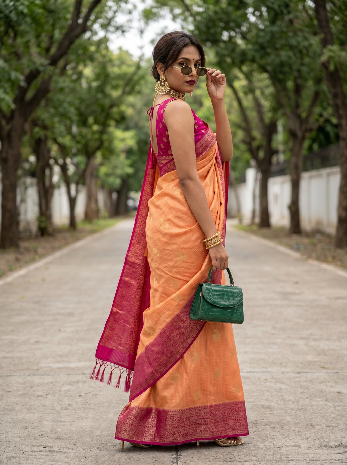 MIMOSA Saree Saree β pose 8 styling detail