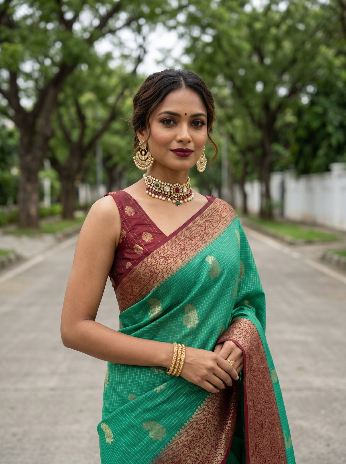 MIMOSA Saree Saree β pose 10 styling detail