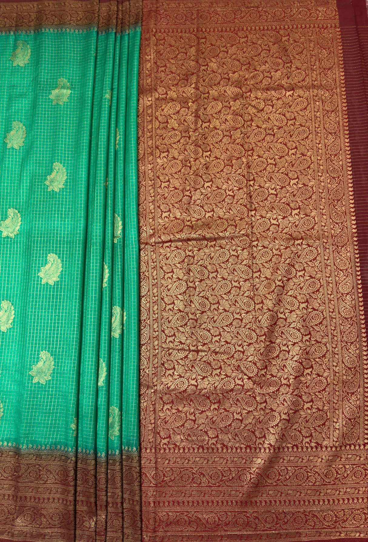 MIMOSA Saree Saree β pallu and zari work detail
