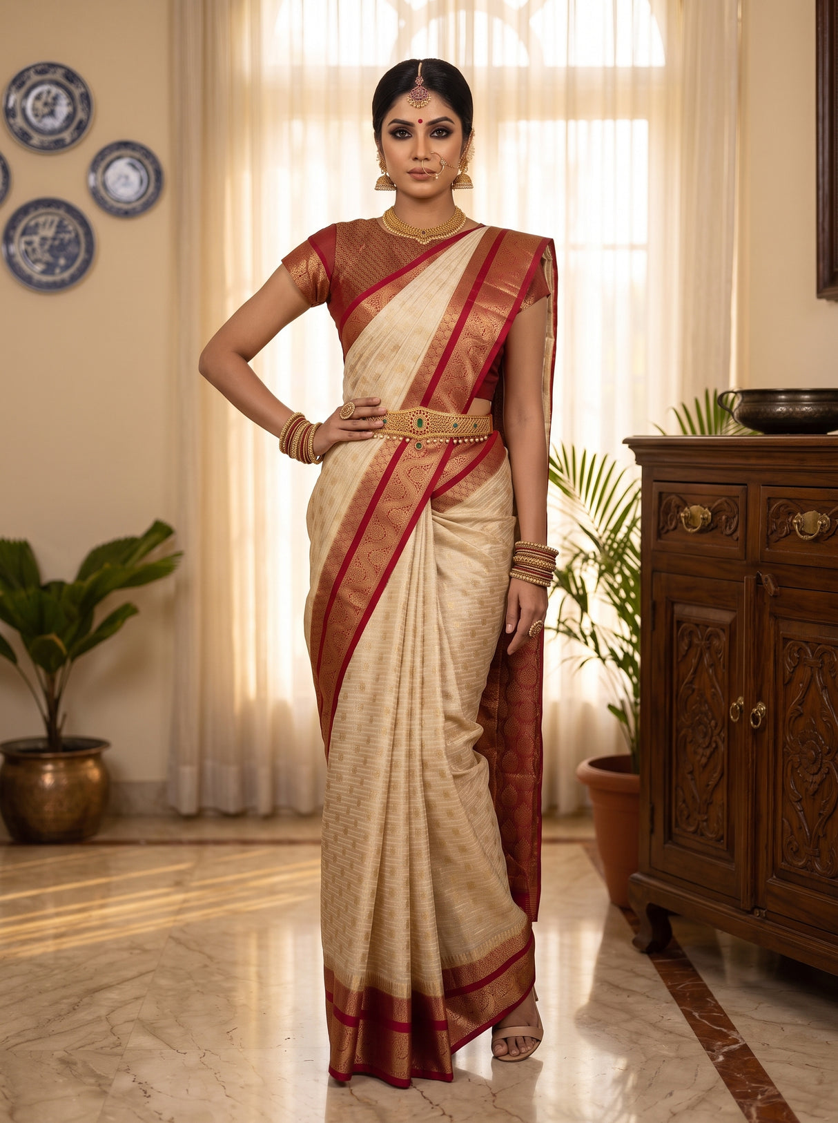 MIMOSA Saree Saree — pose 4 styling detail