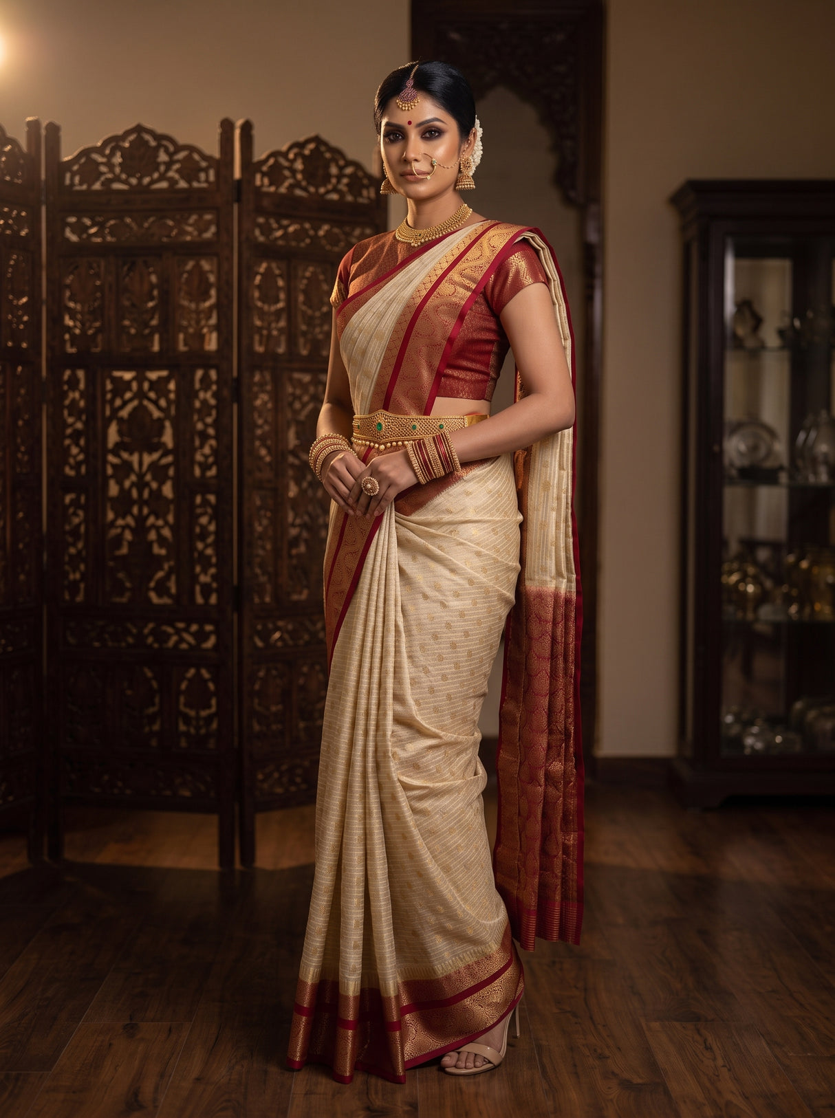 MIMOSA Saree Saree — pose 5 styling detail