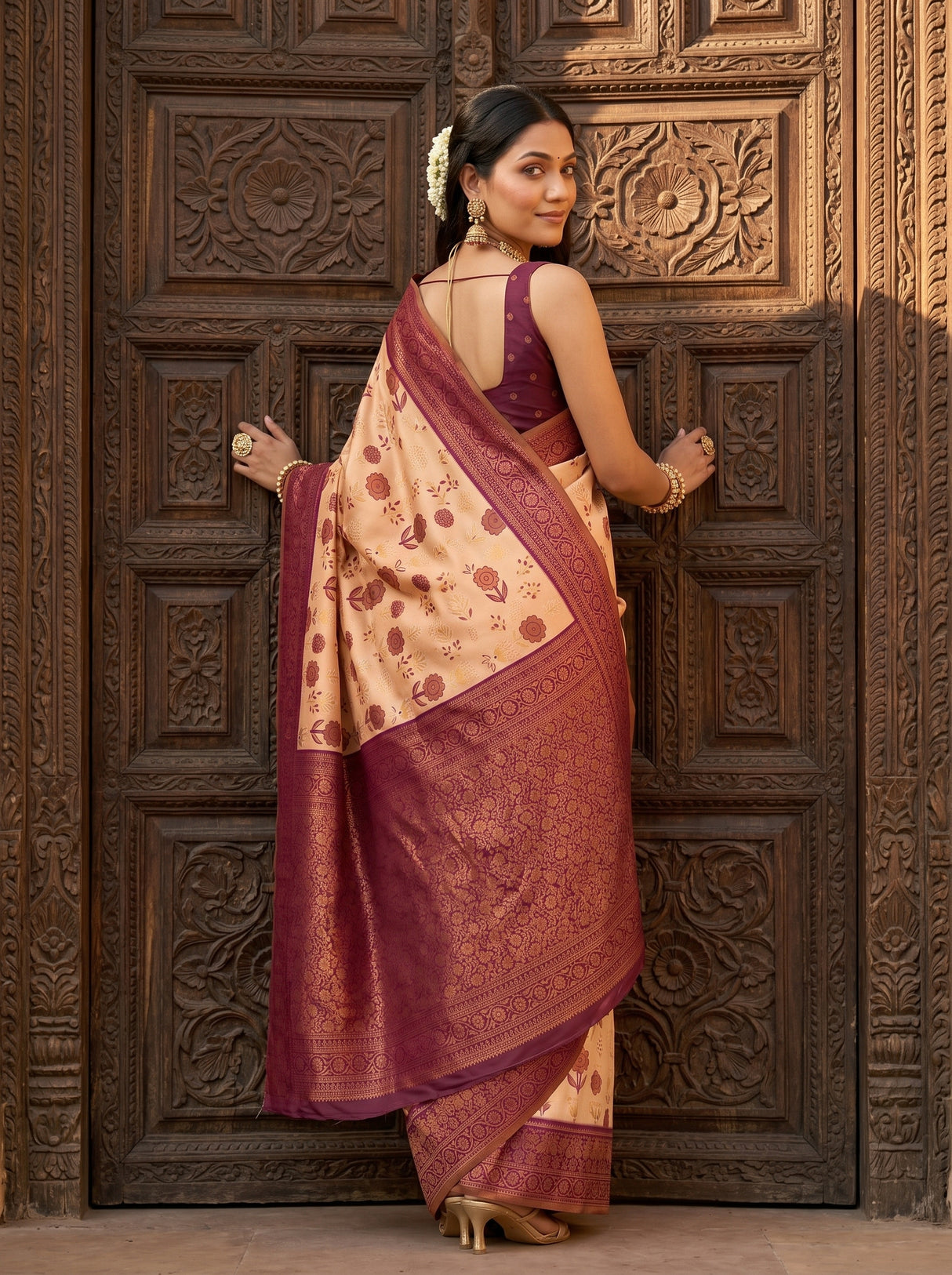 MIMOSA Saree Saree — pose 7 styling detail