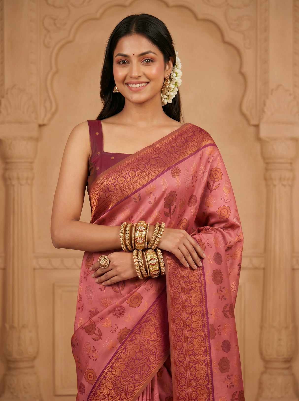 MIMOSA Saree Saree — pose 10 styling detail