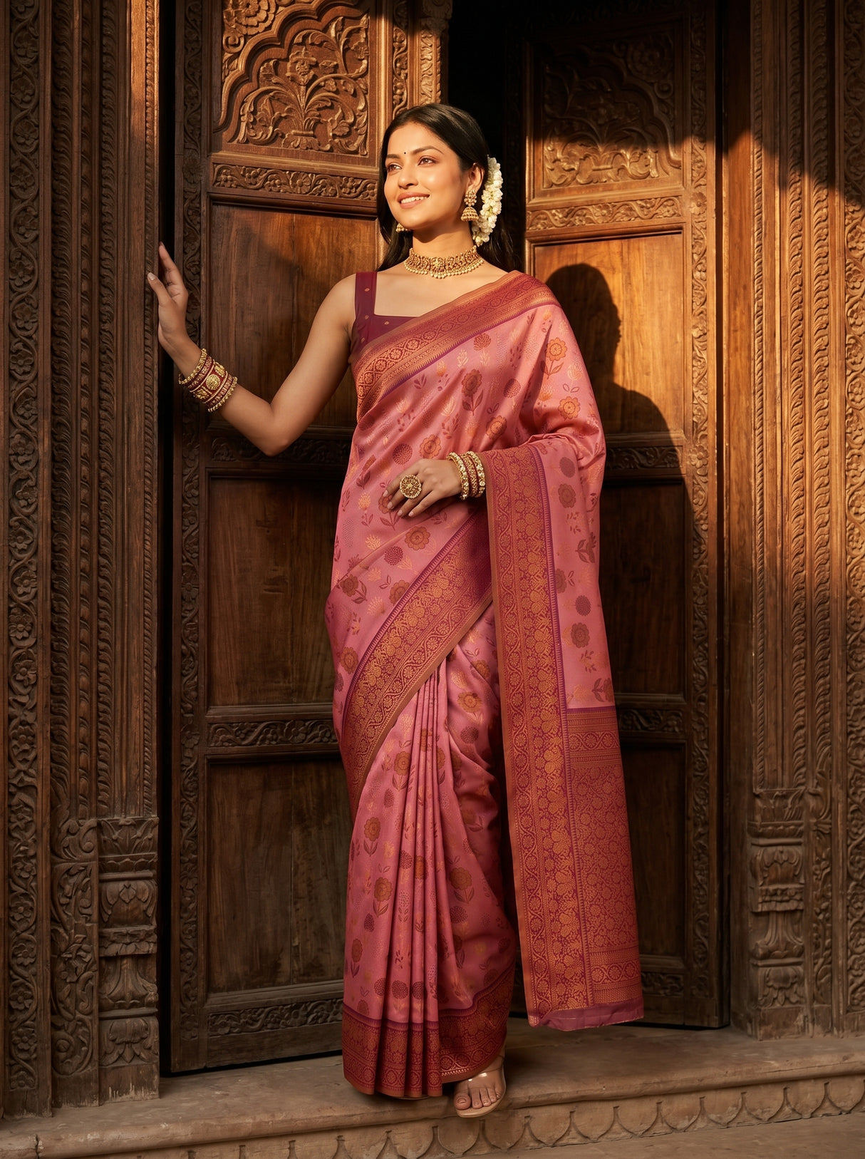 MIMOSA Saree Saree — pose 5 styling detail