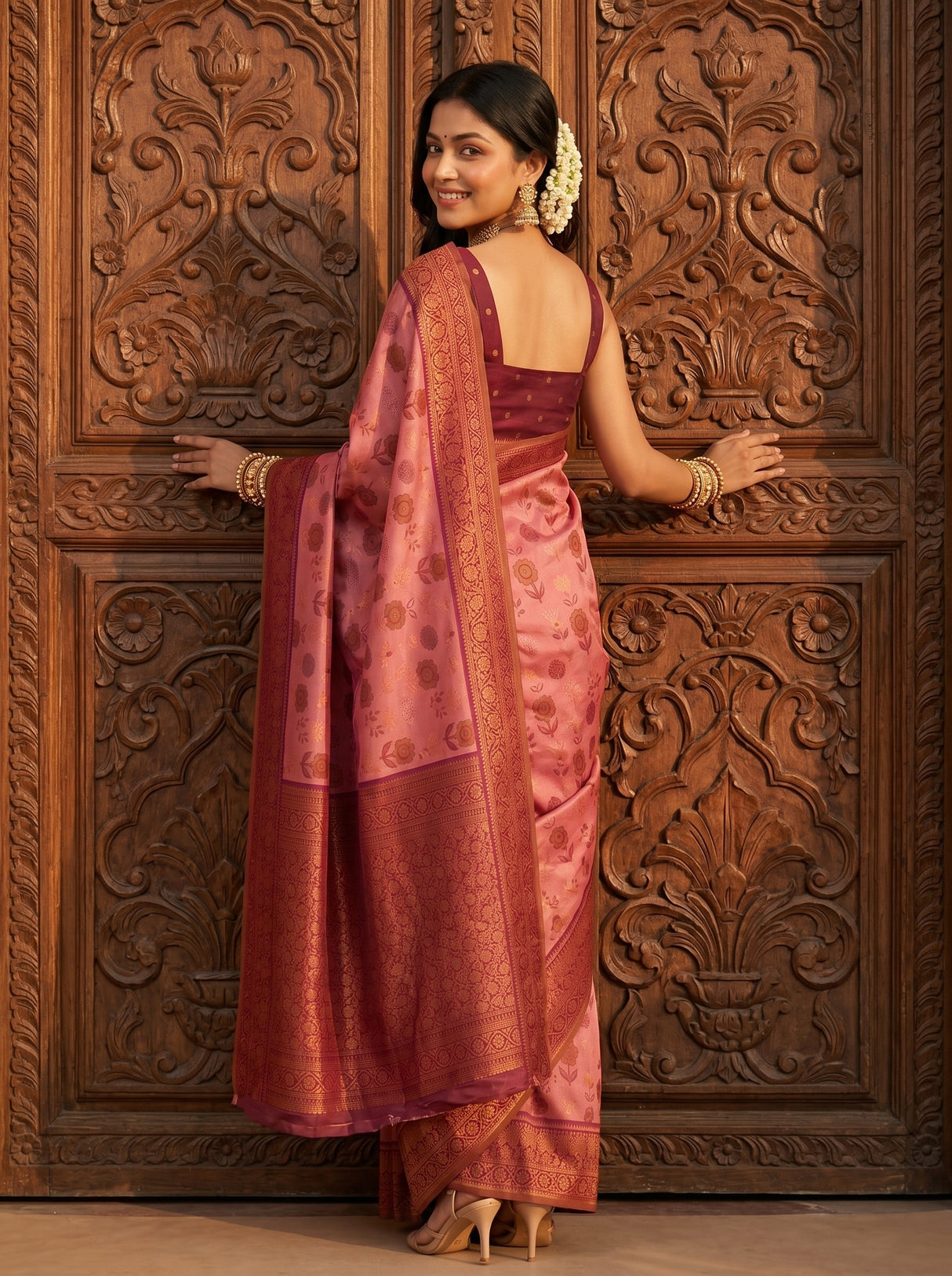 MIMOSA Saree Saree — pose 7 styling detail