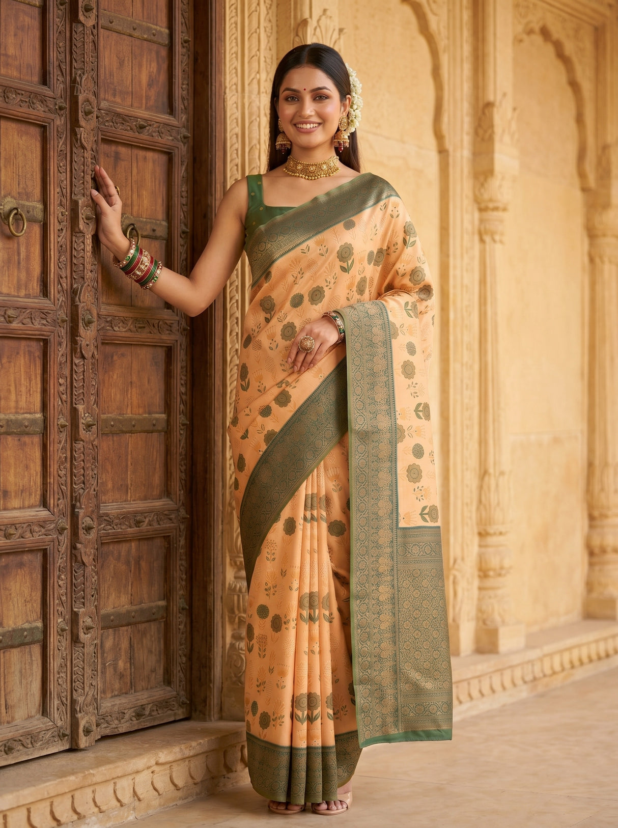 MIMOSA Saree Saree — pose 10 styling detail